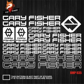 Bicycle Frame Decal Stickers  GARY-02